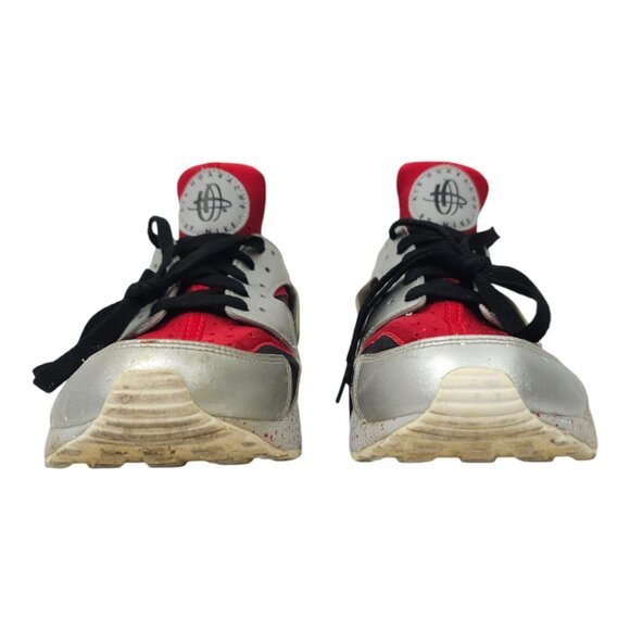 Nike Air Huarache Running Shoes Mens 9 Sneakers 777330 - 962 Silver Black Red main image 7